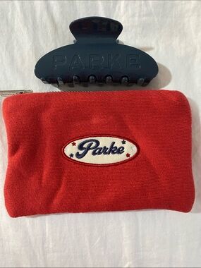 Parke Claw Clip with Pouch in Drift